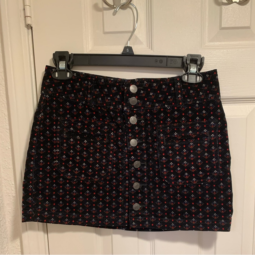 Free people corduroy mini skirt